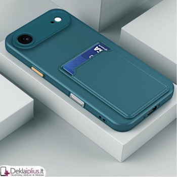 Guminis dėklas su kišenėle - žalias (Apple Iphone Air) Guminis dėklas su kišenėle - žalias (Apple Iphone Air)